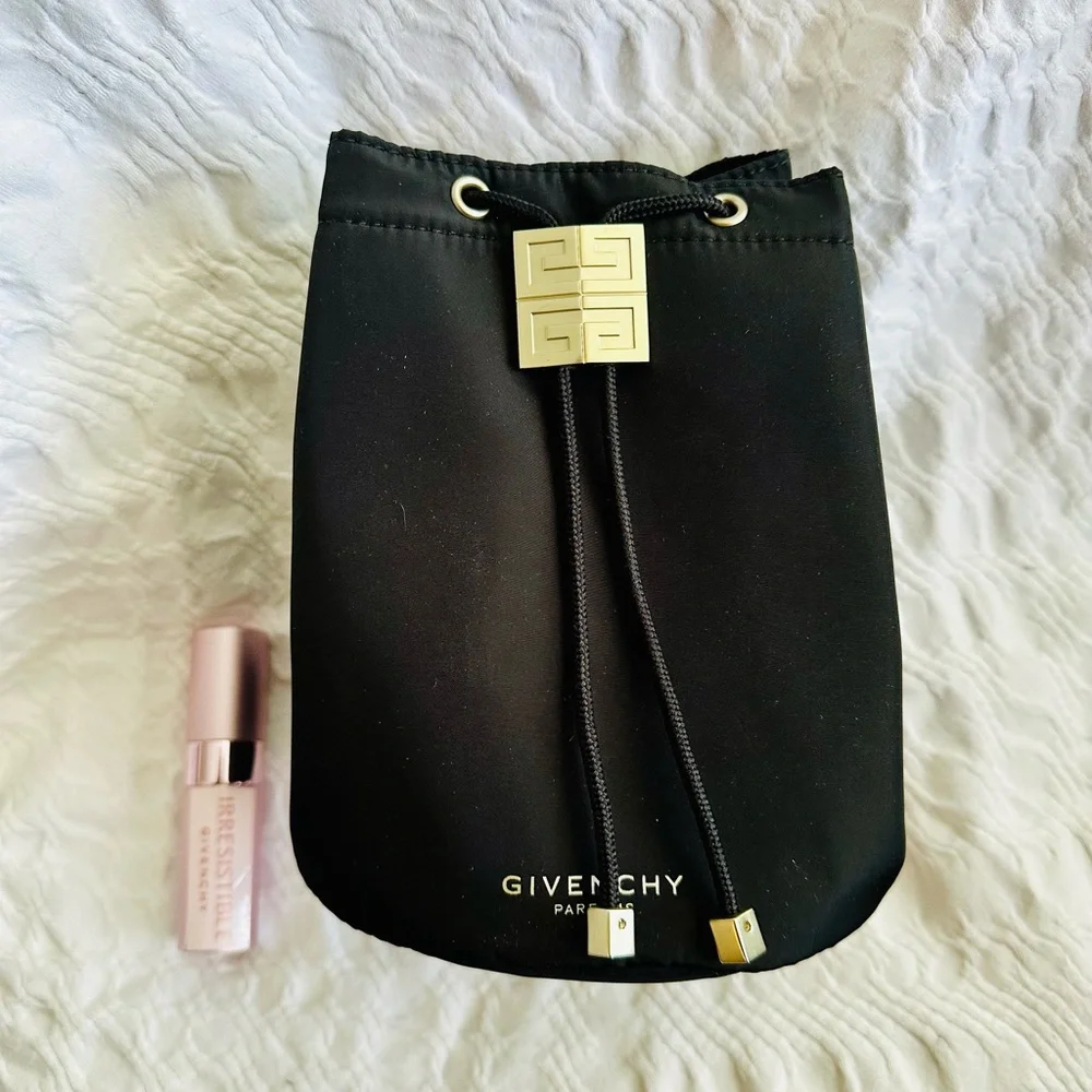Givenchy Irresistible Small Black Bucket Bag & Fragrance